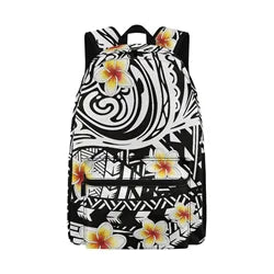 Custom Logo Print Polynesian Design Big Capacity Teenager Backpacks Bag Unisex School Backpack for College Students Boys Girls