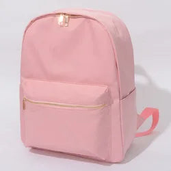 11 Color Large Capacity Custom Travel Storage Bag Boy Girls Cute School Student Bag Candy Color Black Waterproof Nylon Backpack