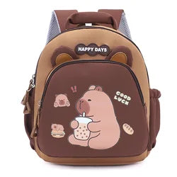 2025 Hot Sale New Design Fashion Cute Capybara Monster Custom Children Bag Cartoon Kids School Backpack