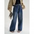 High Waist Wide Leg Jeans Loose Wide Leg Girls trousers Street Vertical Sense Straight Dragging Pants